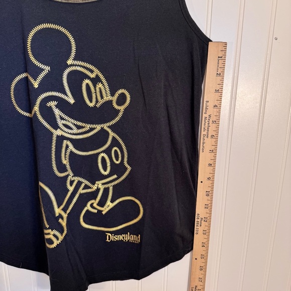Disney Parks Embroidered Mickey Mouse Black Tank Top Women’s Size Medium - Picture 7 of 7